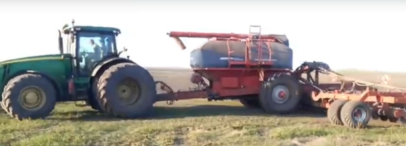 Розроблюємо норми на посів озимої пшениці з внесенням мінеральних добрив агрегатом John Deere -8320R + Horsch Pronto 12NT